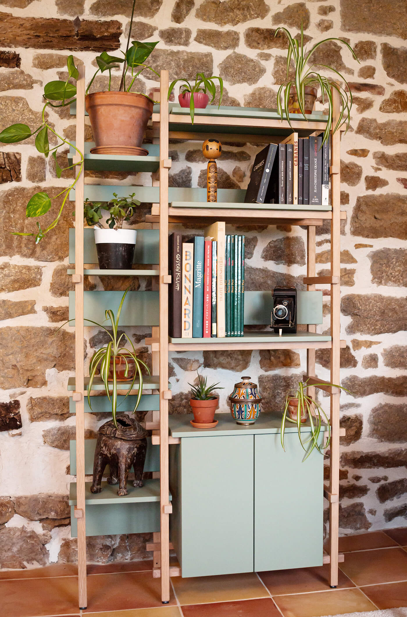 Old Design - étagère Rietveld - in situ